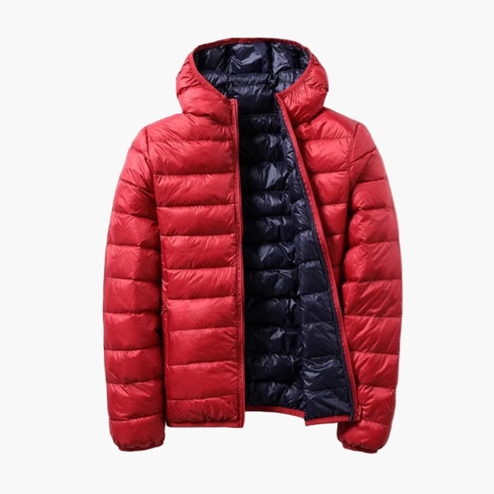 Damen Steppjacke mit Kapuze und Wendefunktion