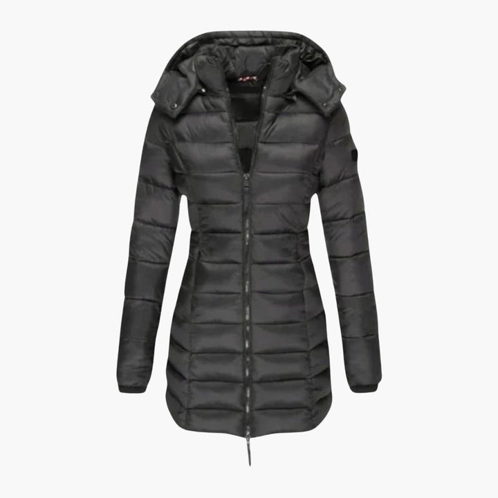 Warm gefütterter Wintermantel für Damen - SchmiedeMode