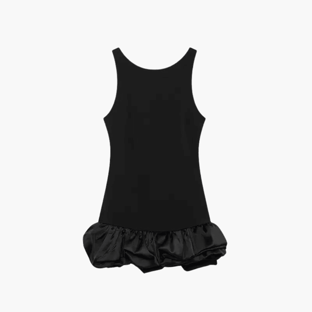 Schickes und fließendes Rüschenkleid für Frauen - SchmiedeMode