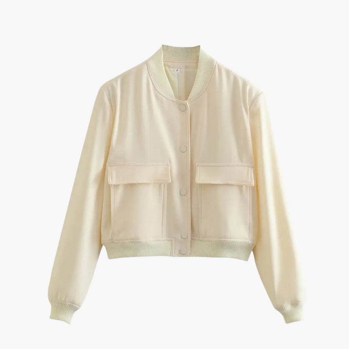 Damen Utility Bomberjacke mit großen Taschen