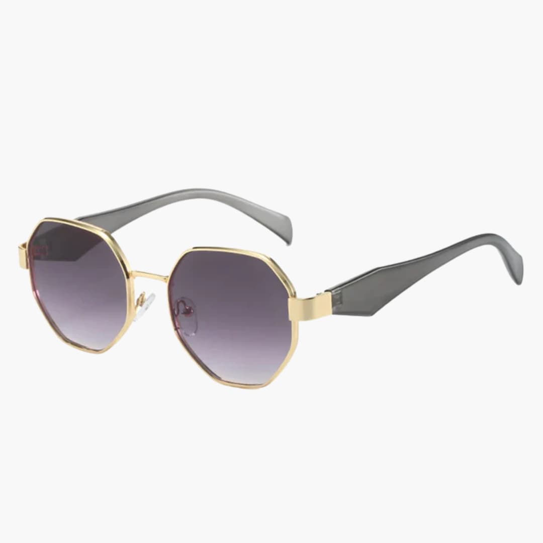 Damen Sonnenbrille mit runder Fassung und UV400 Schutz