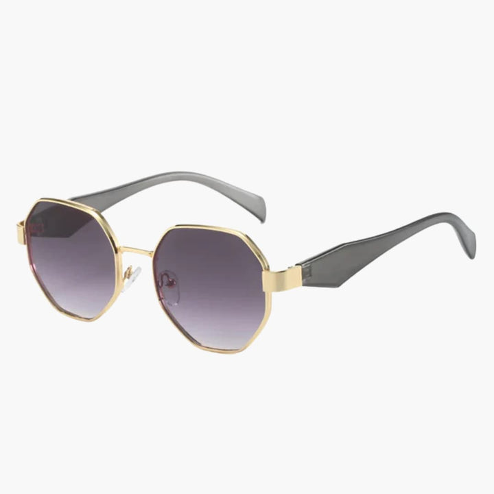 Damen Sonnenbrille mit runder Fassung und UV400 Schutz