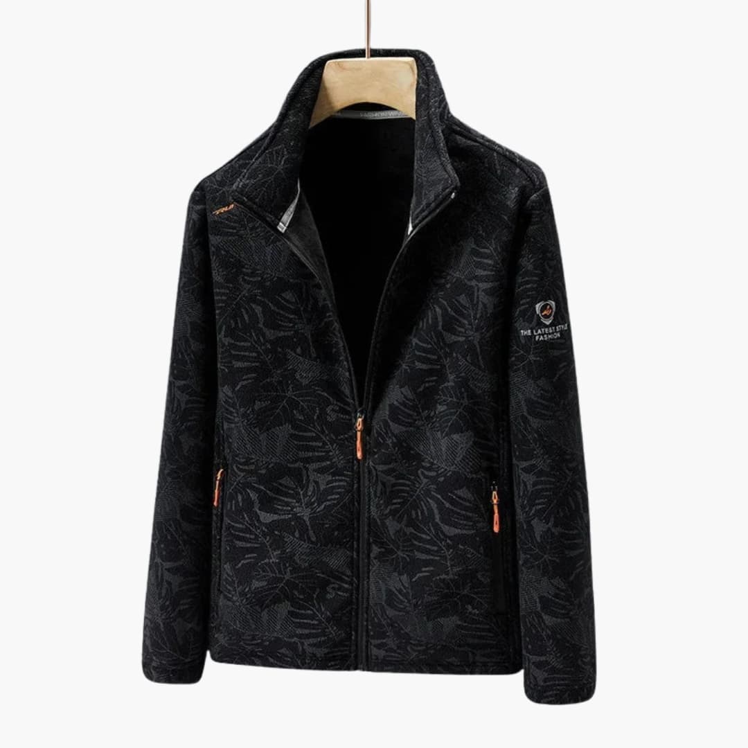 Unisex-Jacke mit Reißverschluss und Seitentaschen