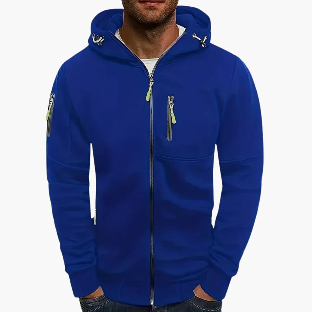 Kapuzenjacke mit Reißverschluss für Herren