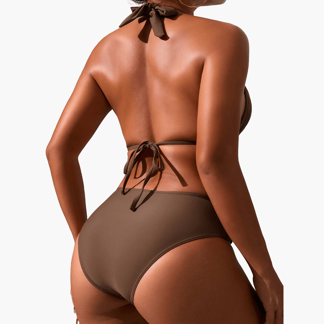 Eleganter und schmeichelhafter Krawatten-Bikini für Frauen - SchmiedeMode