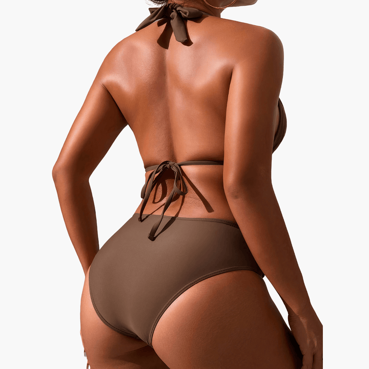 Eleganter und schmeichelhafter Krawatten-Bikini für Frauen - SchmiedeMode