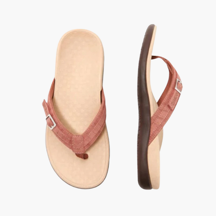 Zehentrenner Damen – Bequeme Flip Flops mit ergonomischem Fußbett