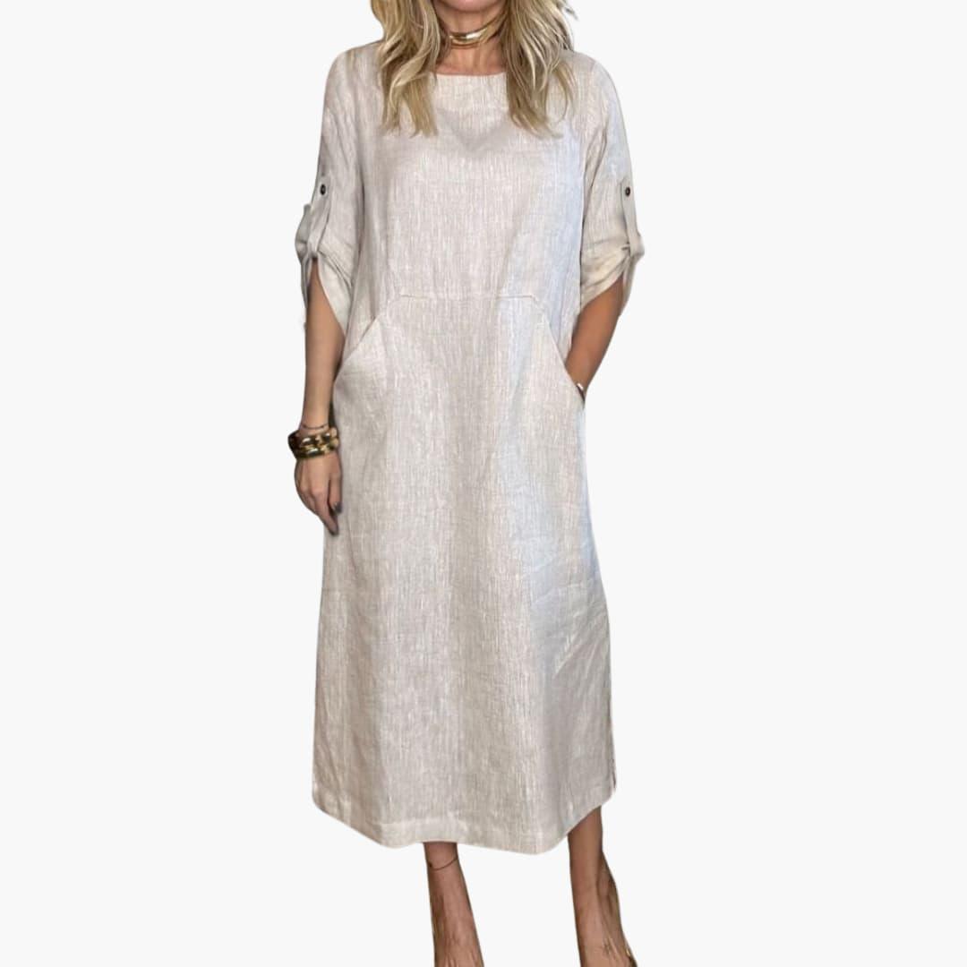 Bequemes Midi-Sommerkleid Damen - SchmiedeMode