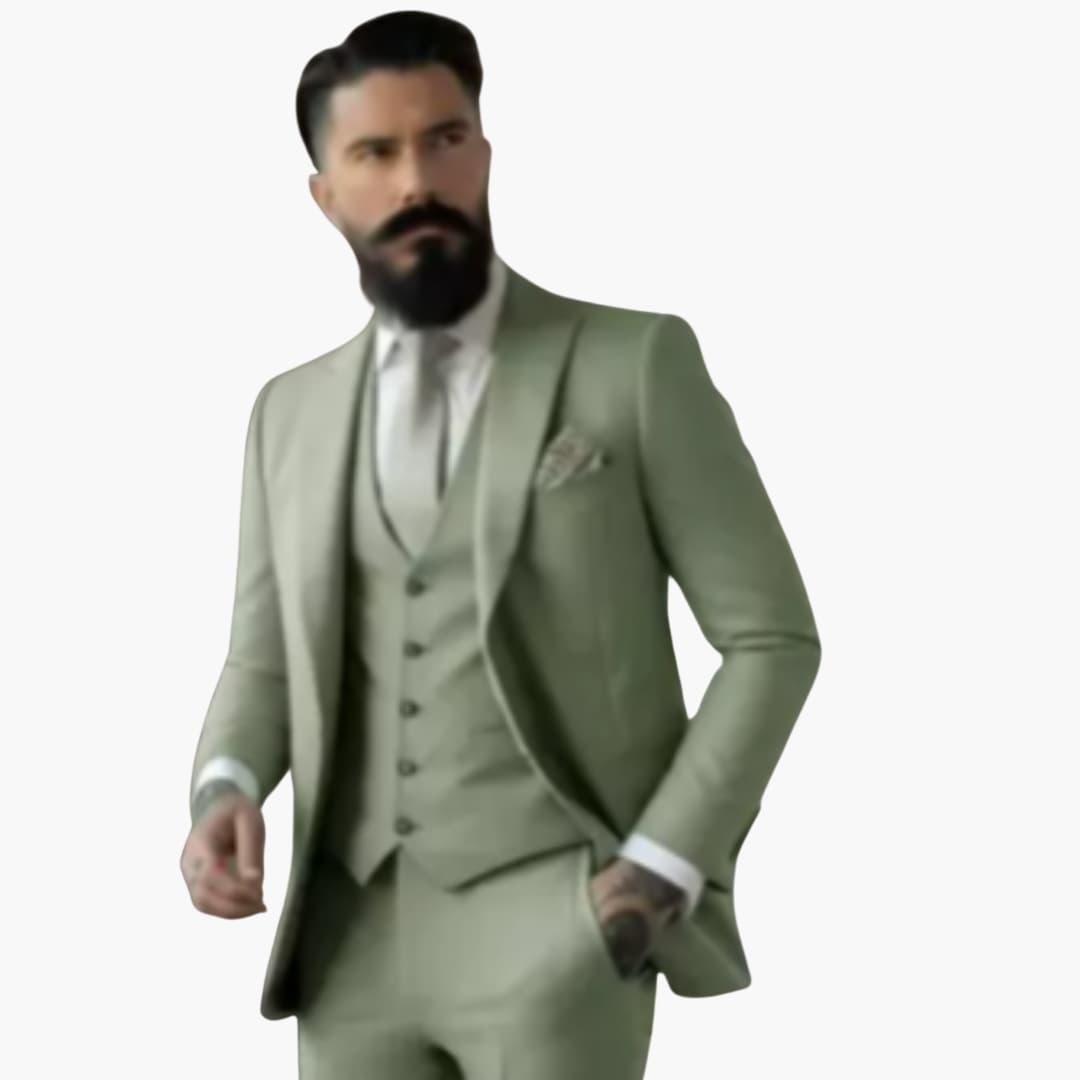 Zweireiher-Anzug für Herren - Klassisches Design mit Stil
