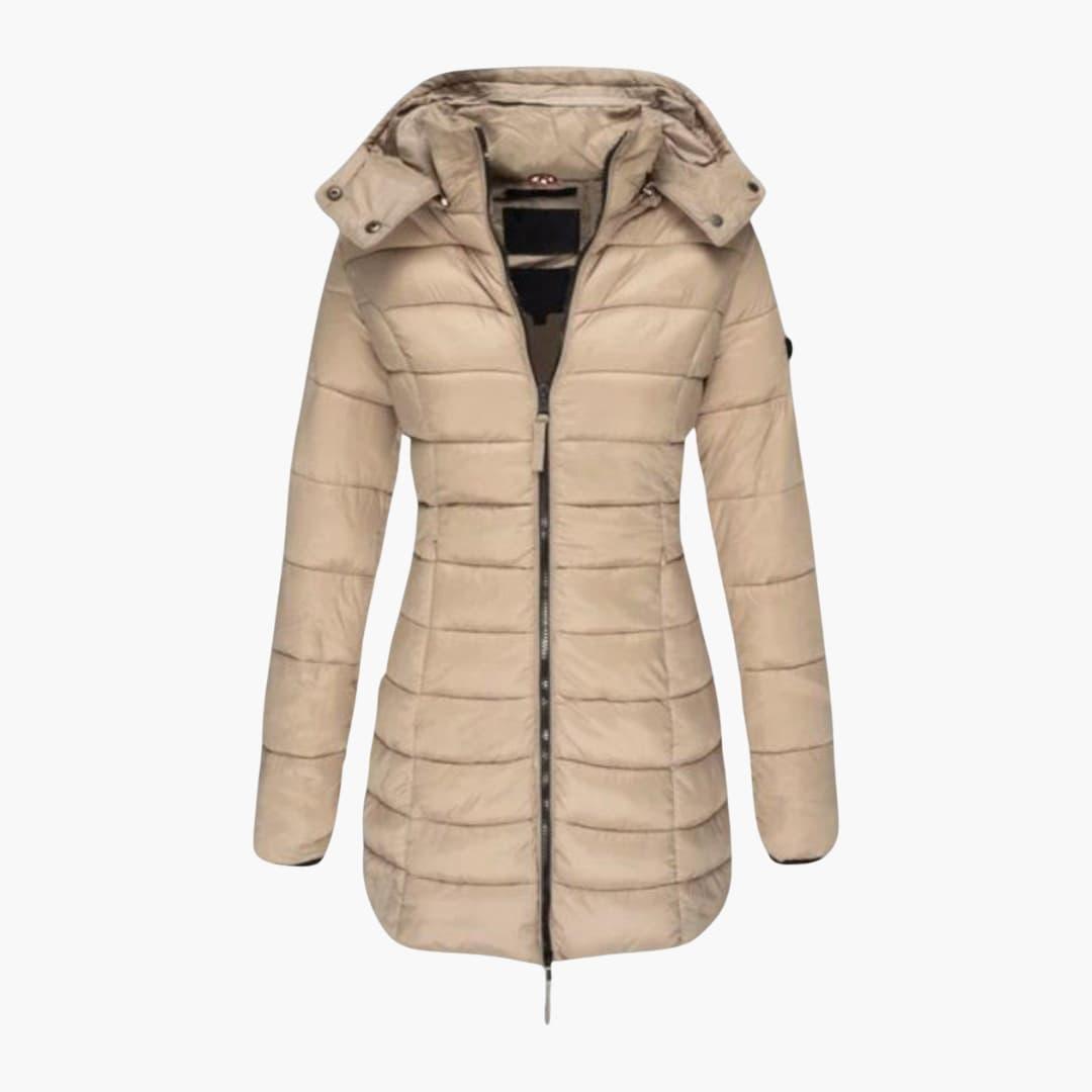 Warm gefütterter Wintermantel für Damen - SchmiedeMode