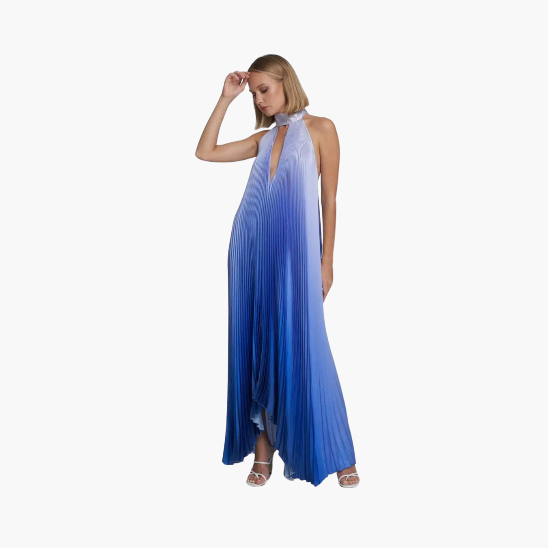 Plisseekleid für Damen – Sommerlich, mit Blumenmuster