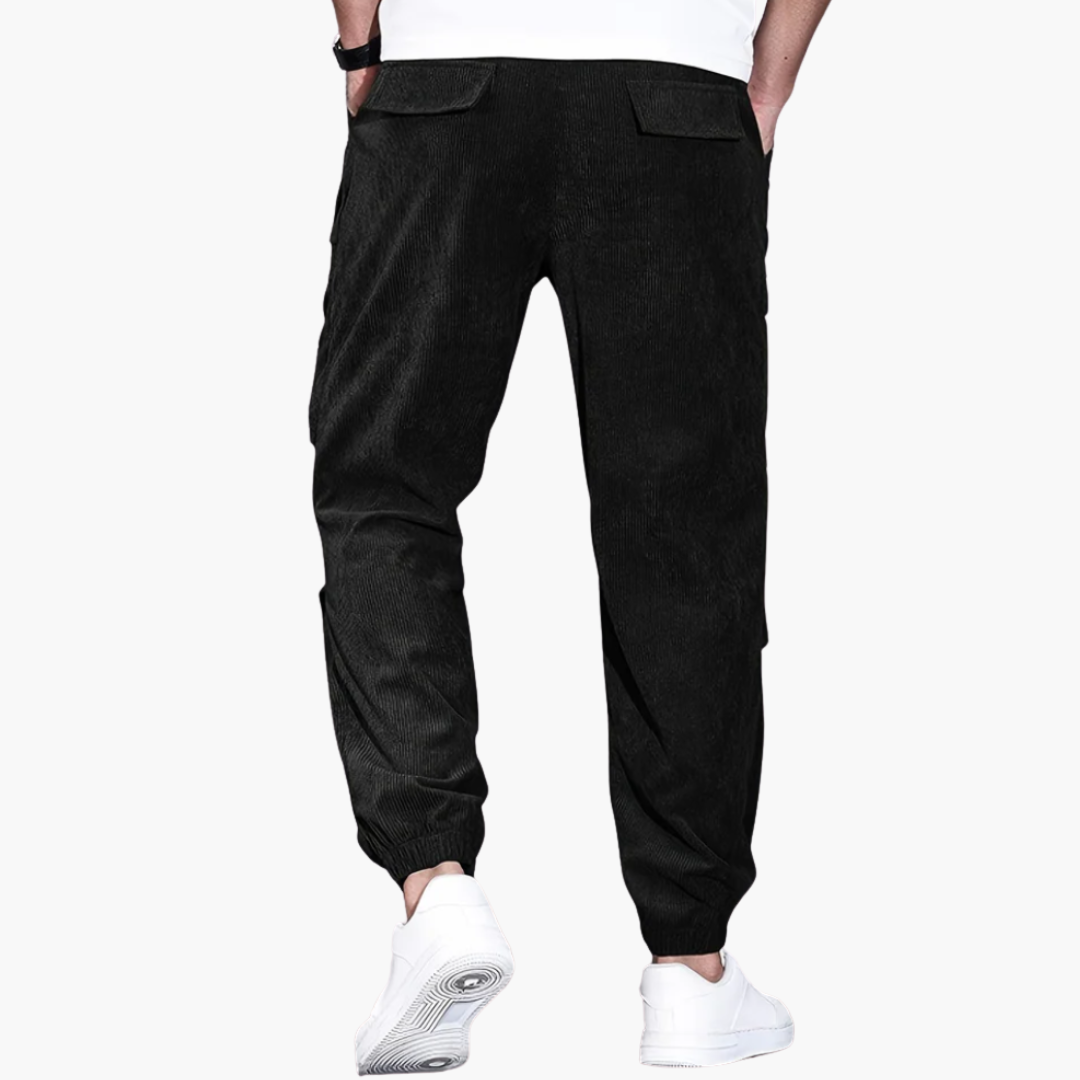 Herren Cordhose mit Bund und Seitentaschen