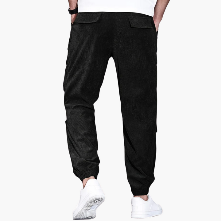 Herren Cordhose mit Bund und Seitentaschen