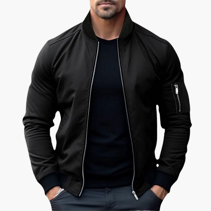 Leichte Bomberjacke für Herren - Atmungsaktiv & Stylisch