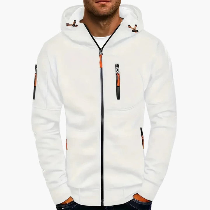 Kapuzenjacke mit Reißverschluss für Herren