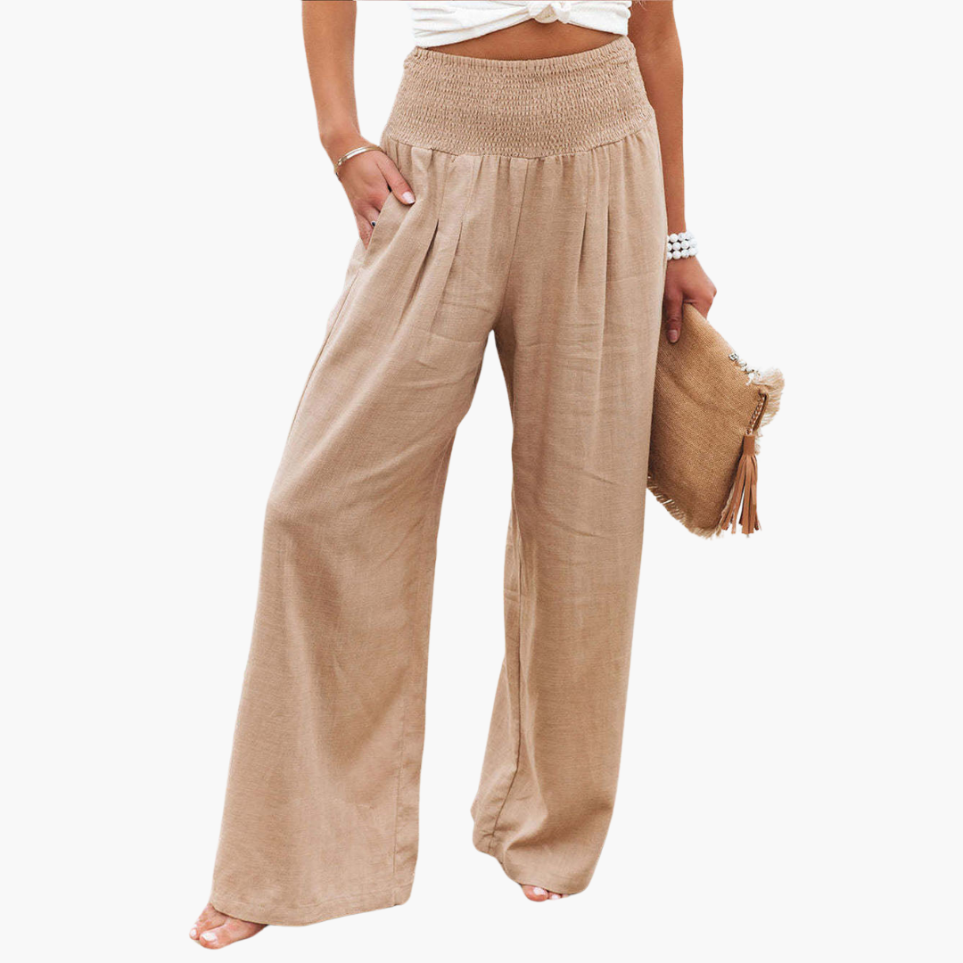 Palazzo Hose für Damen – Weite, bequeme Sommerhose