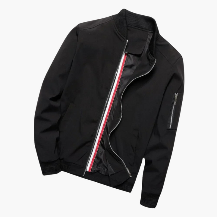 Klassische Bomberjacke für Männer - Reißverschluss und Stil