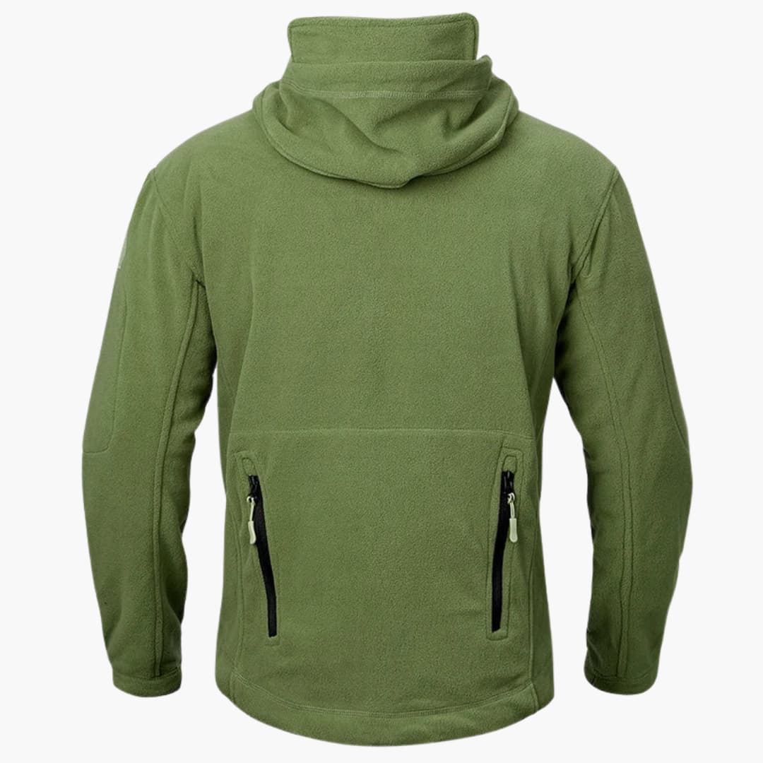 Herren-Kapuzenjacke mit Reißverschluss und mehreren Taschen