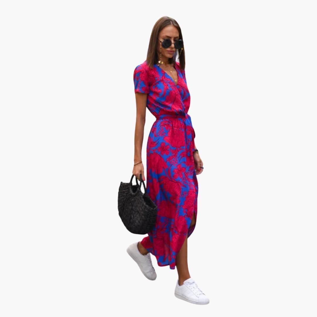 Schickes leichtes Midikleid für Damen - SchmiedeMode