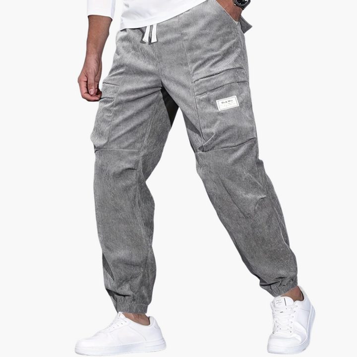 Herren Cordhose mit Bund und Seitentaschen