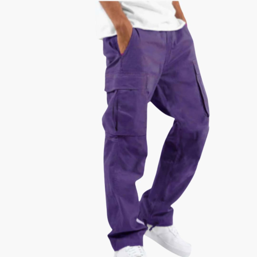 Weite Cargo-Hose für Männer - Bequeme Passform mit Taschen