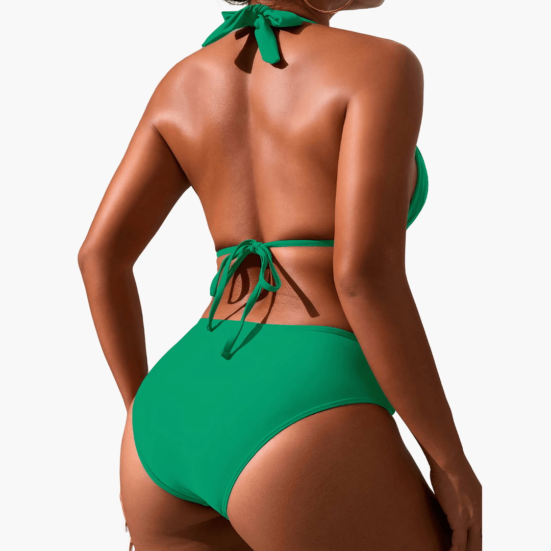 Eleganter und schmeichelhafter Krawatten-Bikini für Frauen - SchmiedeMode