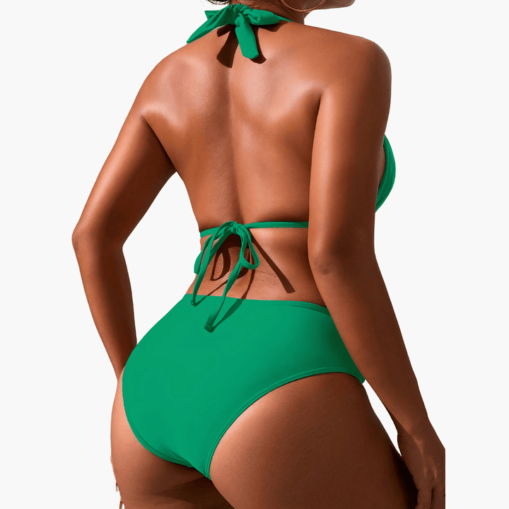 Eleganter und schmeichelhafter Krawatten-Bikini für Frauen - SchmiedeMode