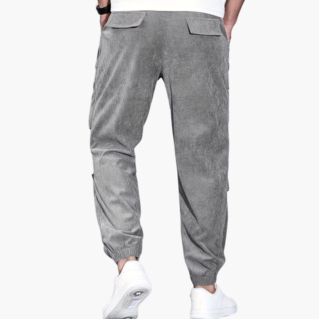 Herren Cordhose mit Bund und Seitentaschen