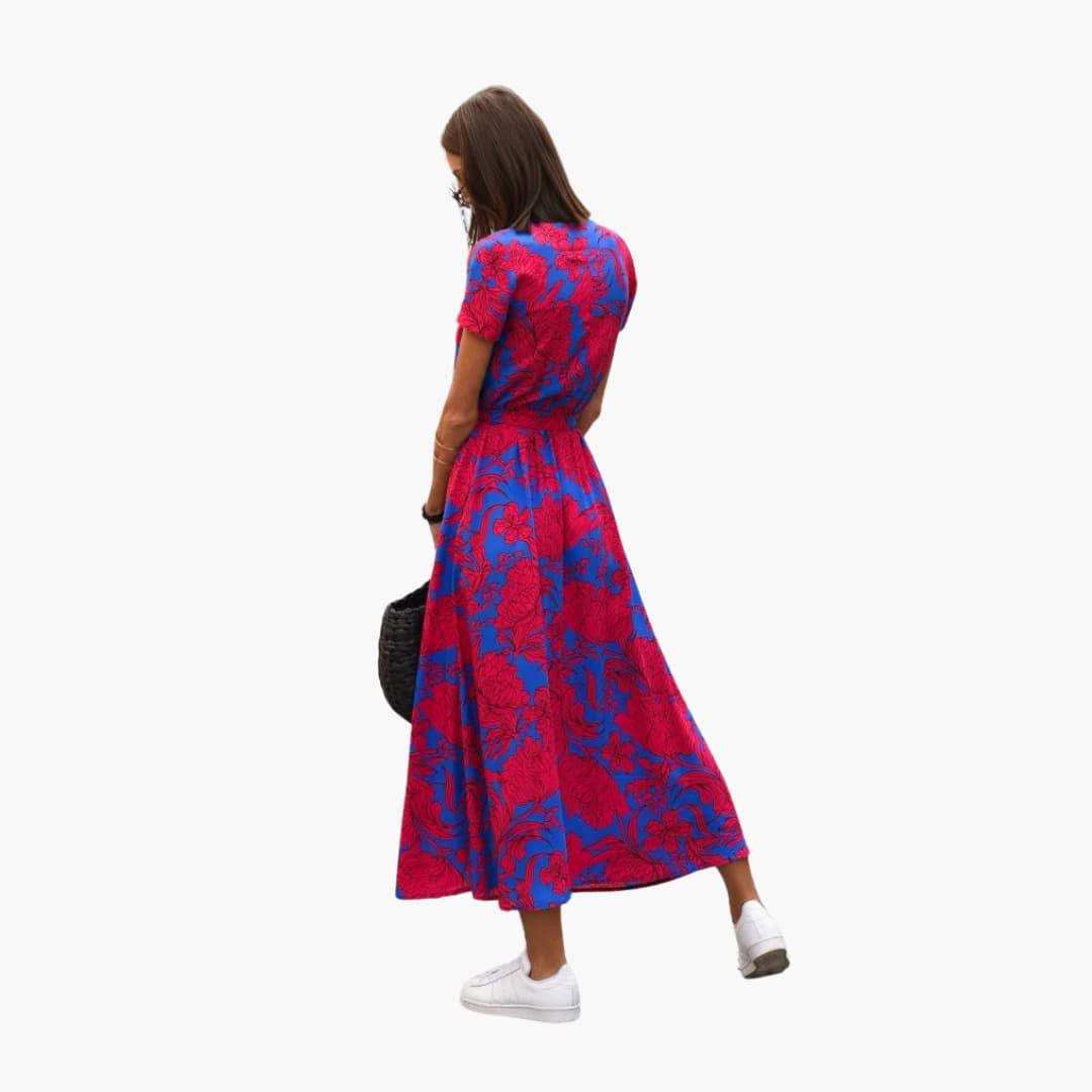 Schickes leichtes Midikleid für Damen - SchmiedeMode
