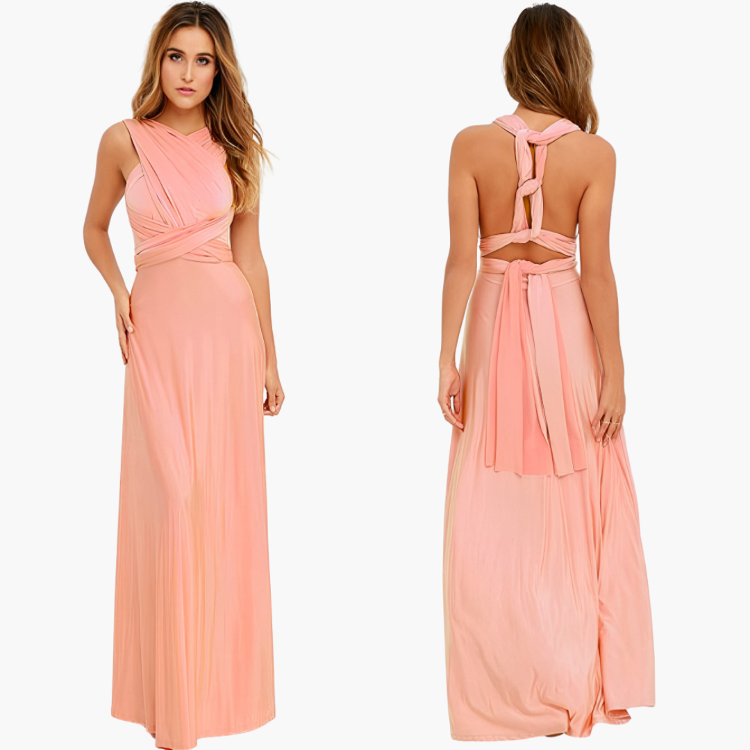 Abendkleid mit V-Ausschnitt - Damen Stil für Gala-Nächte