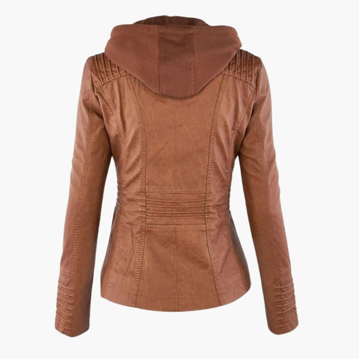 Damen Kapuzenjacke mit Reißverschluss