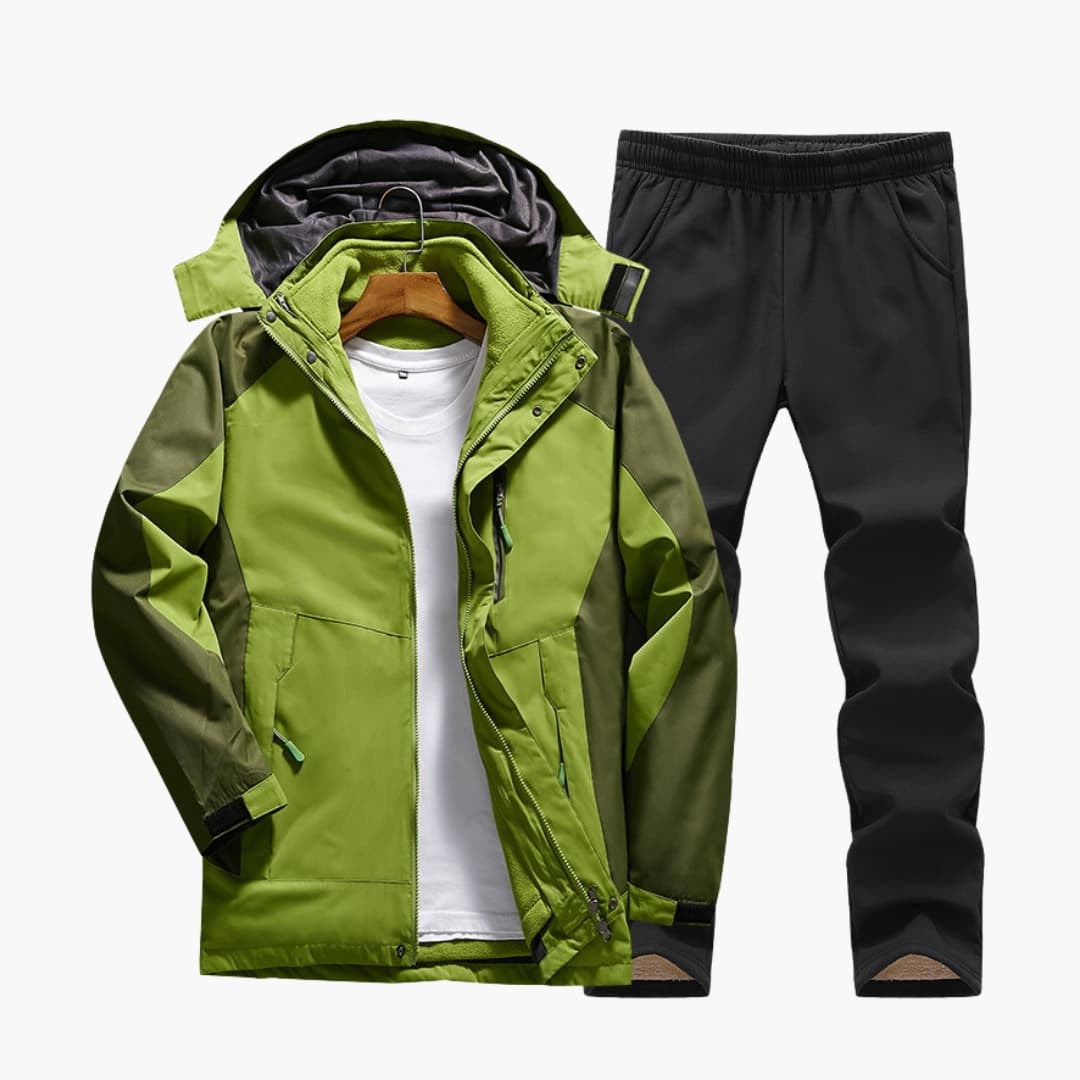 Damen Outdoor Set mit Kapuzenjacke und Hose