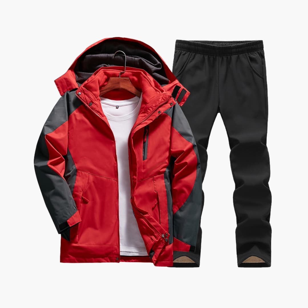 Damen Outdoor Set mit Kapuzenjacke und Hose