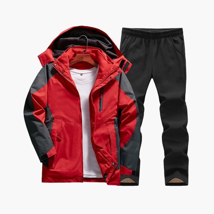 Damen Outdoor Set mit Kapuzenjacke und Hose