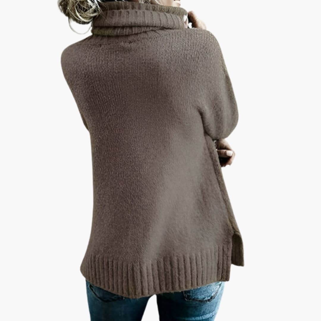 Damen Oversize Pullover mit langen Ärmeln