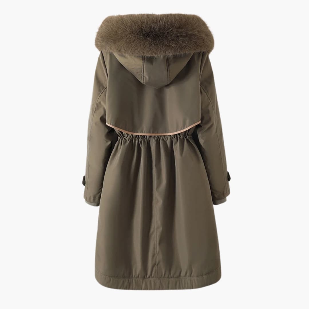 Damen Parka Jacke mit Kapuze