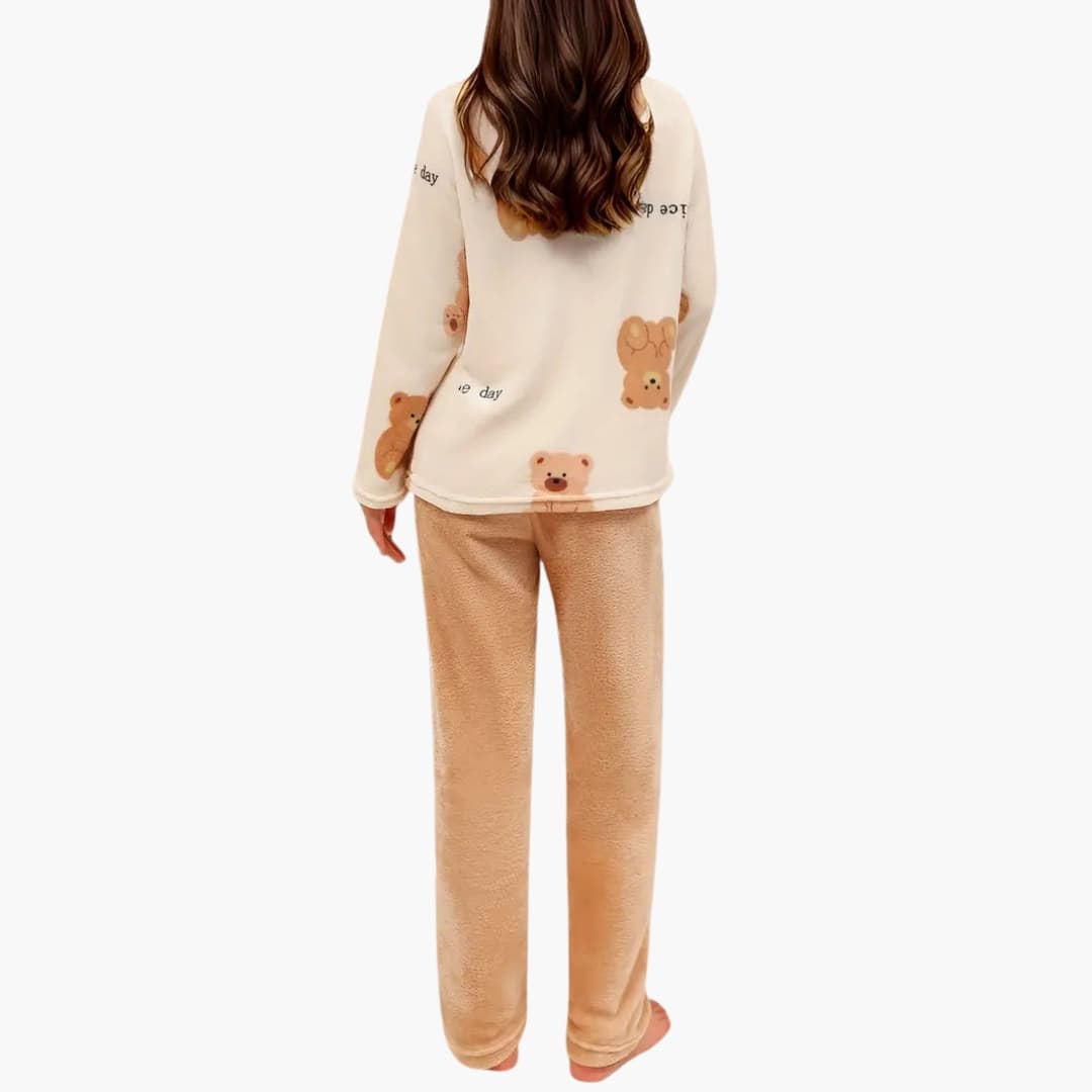 Damen Pyjama Set mit Printshirt