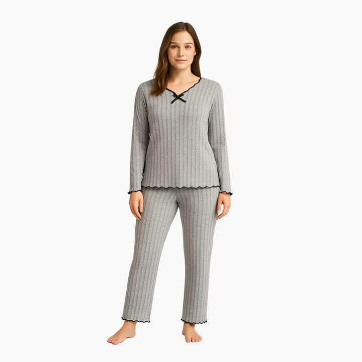 Damen Pyjama Set mit Top und Hose