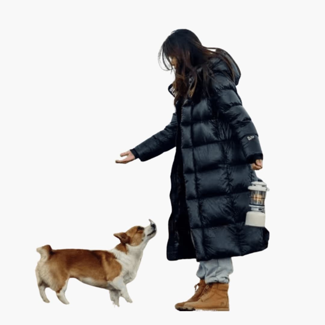 Damen Steppjacke mit verstellbarer Kapuze