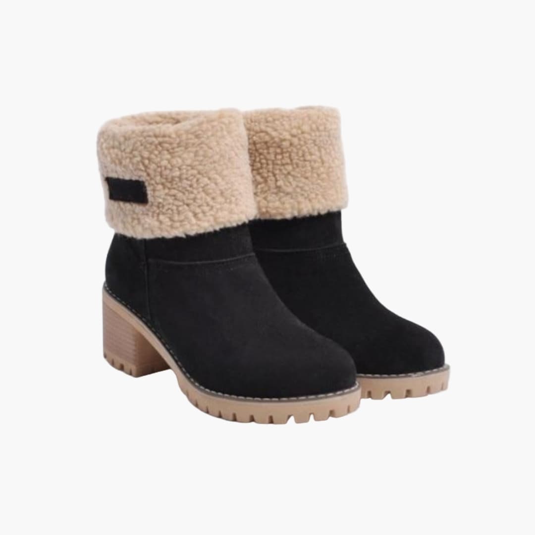 Damen Stiefel mit Blockabsatz