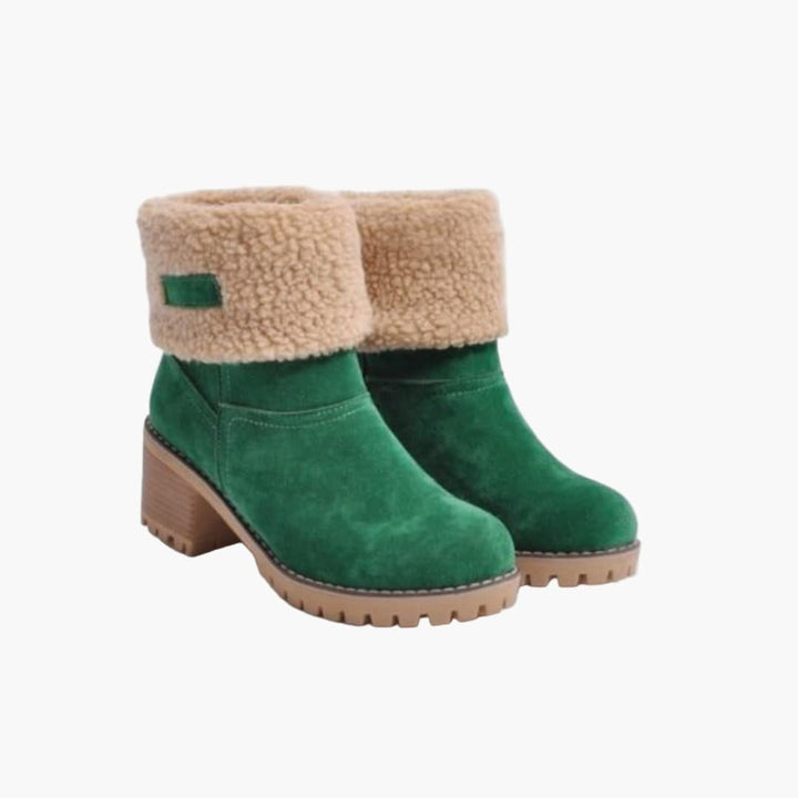 Damen Stiefel mit Blockabsatz