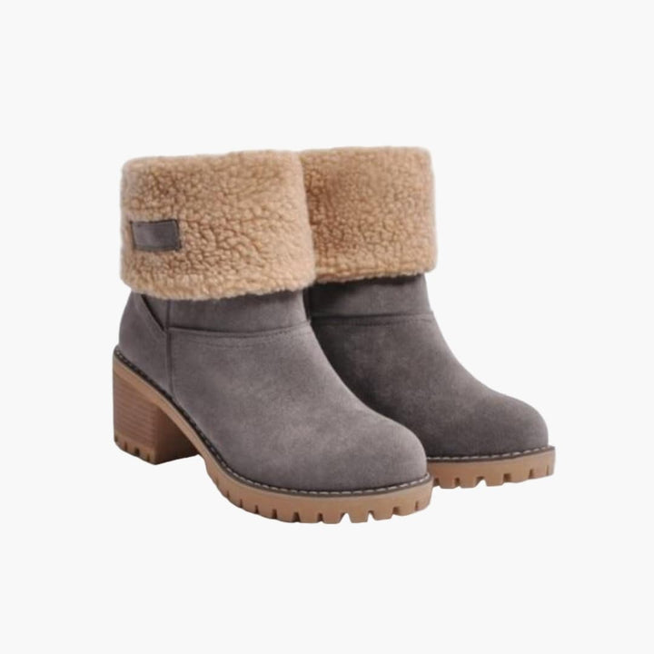 Damen Stiefel mit Blockabsatz