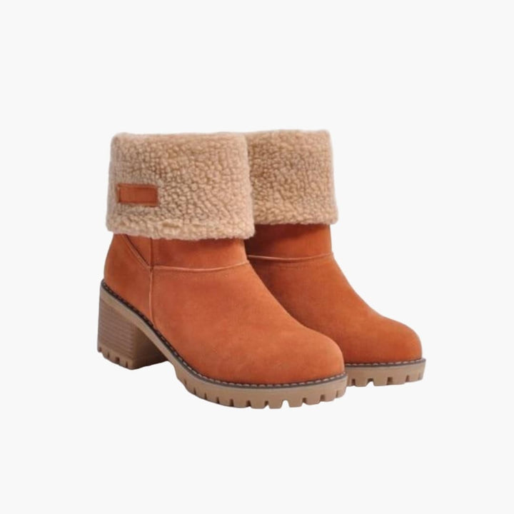 Damen Stiefel mit Blockabsatz