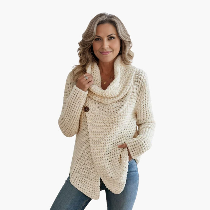 Damen Strickjacke mit Schalkragen