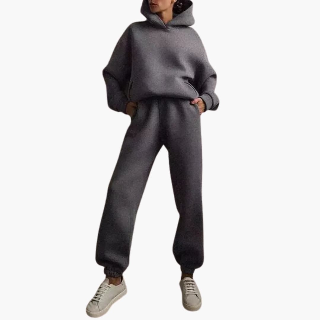 Damen Trainingsanzug mit Oversize Hoodie