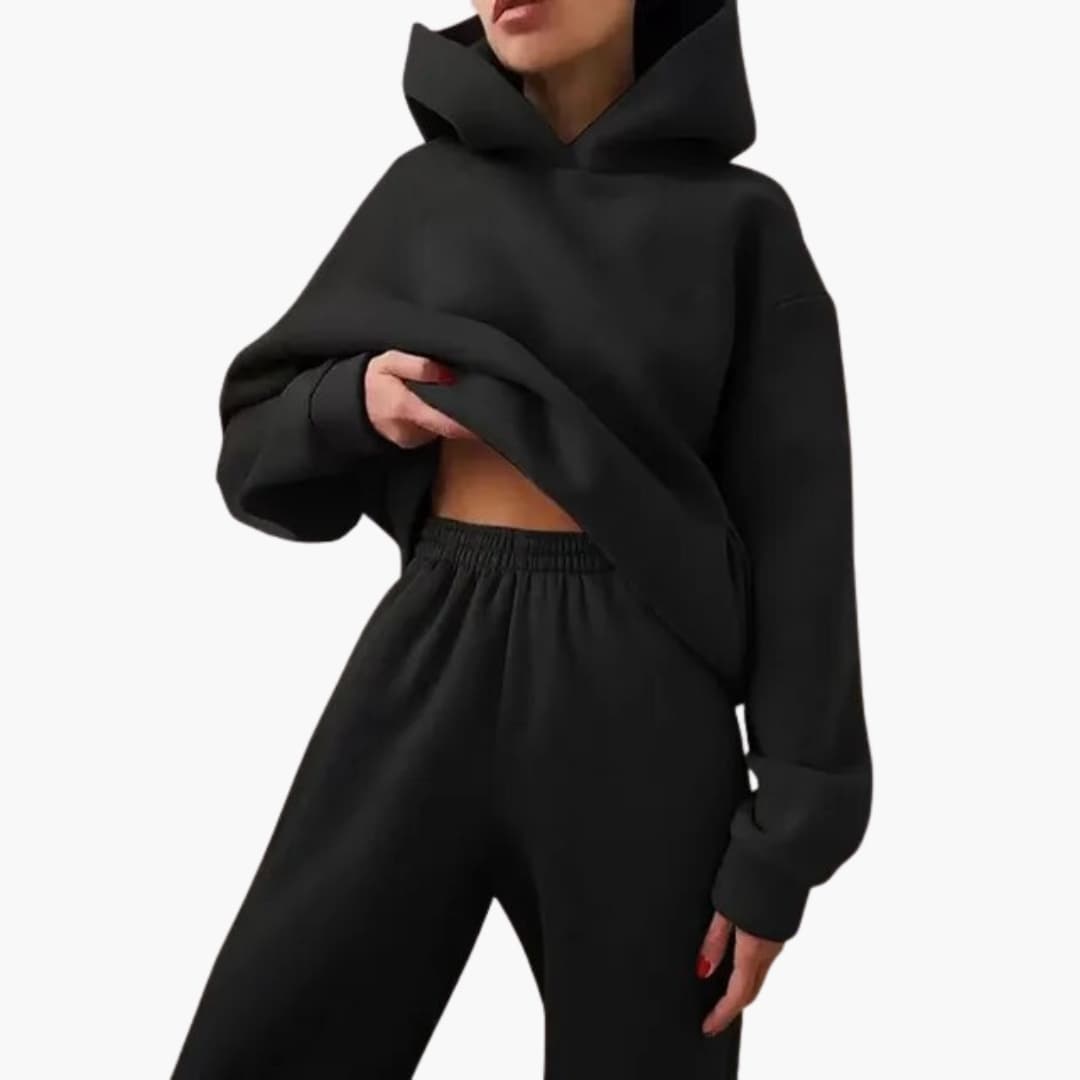 Damen Trainingsanzug mit Oversize Hoodie