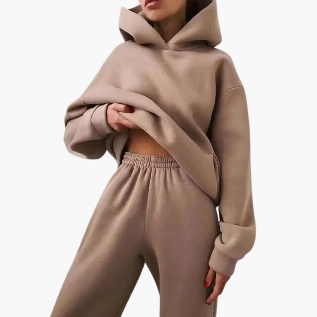 Damen Trainingsanzug mit Oversize Hoodie