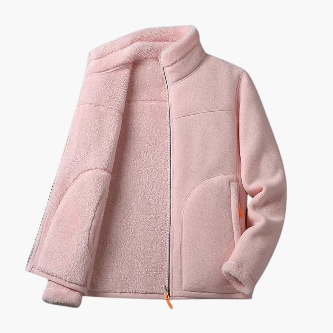 Damenjacke mit Reißverschluss und Taschen