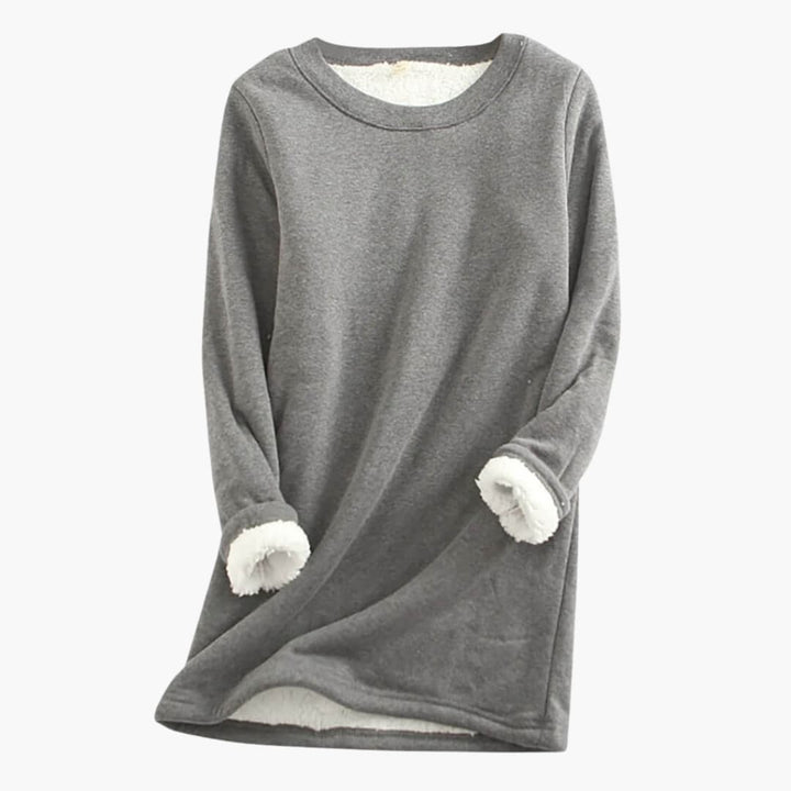 Damen Pullover mit Rundhalsausschnitt und langen Ärmeln