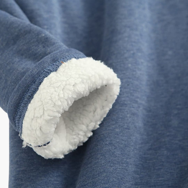 Damen Pullover mit Rundhalsausschnitt und langen Ärmeln